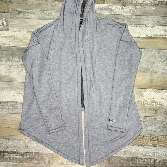 Under Armour Gray Open Cardigan Wrap - Small - Picture 6 of 11